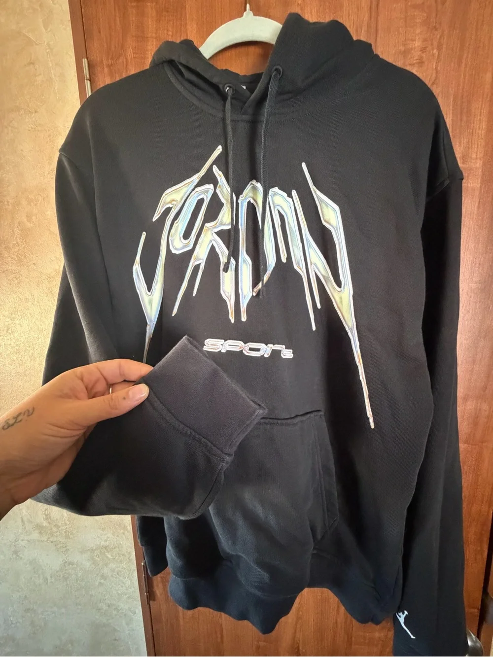 Jordan Dri- Fit Black Hoodie Sport Size M